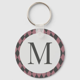 Kleurrijke hombus elegant sleutelhanger