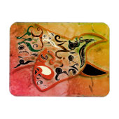 Kleurrijke hond: een dappere geest zal de wereld v magneet (Horizontaal)