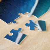 Kleurrijke hond gezicht close-up legpuzzel (Zijkant)