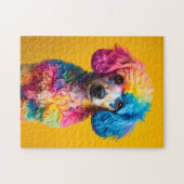 Kleurrijke Hond Legpuzzel (Horizontaal)