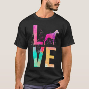 Kleurrijke Hond Moeder Rhodesian Ridgeback T-shirt