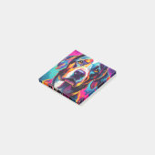 kleurrijke hond post-it® notes (Schuin)