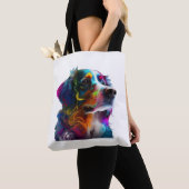 KLEURRIJKE HOND TOTE BAG (Dichtbij)