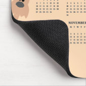 Kleurrijke Honden 2025 Kalender Mousepad Muismat (Hoek)