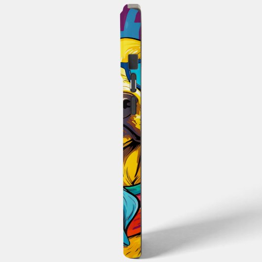 Kleurrijke honden Case-Mate iPhone case (Achterkant / Links)