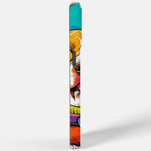 Kleurrijke honden Case-Mate iPhone case (Achterkant / Rechts)