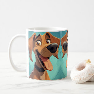 Kleurrijke Honden Kunst, Voor Hondenliefhebbers Me Koffiemok