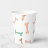 Kleurrijke hondenbotenpartij papieren bekers (Rechts)