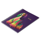 Kleurrijke hondenillustratie notitieboek (Linkerzijde)