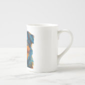 Kleurrijke hondenkoffie Mok (Rechts)