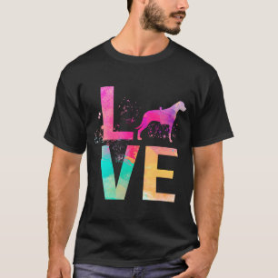 Kleurrijke Hondenmoeder Rhodesian Ridgeback T-shirt
