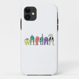 Kleurrijke Hondenreuzen Case-Mate iPhone Case