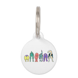 Kleurrijke Hondenreuzen Huisdierpenning