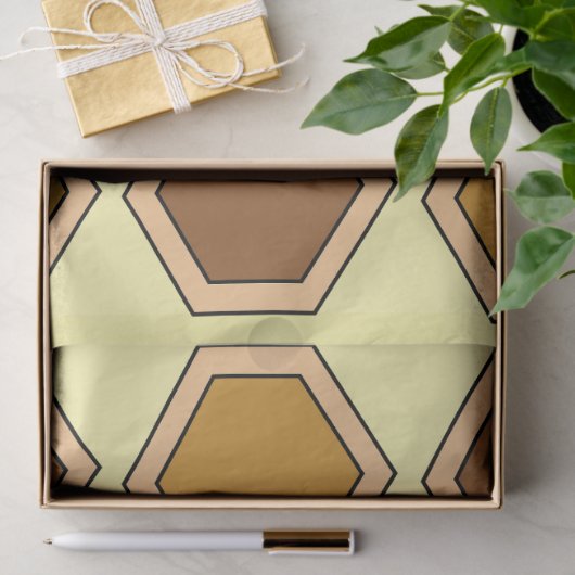 Kleurrijke Honeycomb Verjaardag Tissuepapier (Geschenk)