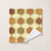 Kleurrijke honingraat bad handdoek (Wasdoekje)