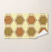 Kleurrijke honingraat bad handdoek (Handdoek)
