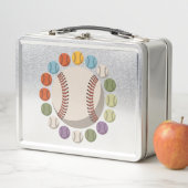 Kleurrijke honkbalcirkel (In situ)