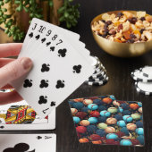 Kleurrijke Honkballen Pokerkaarten (Insitu)