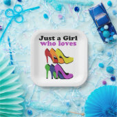 Kleurrijke hoogvlakken papieren bordje (Feest)