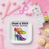 Kleurrijke hoogvlakken papieren bordje (Feest)