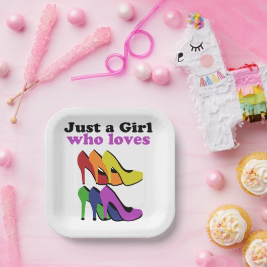 Kleurrijke hoogvlakken papieren bordje (Feest)