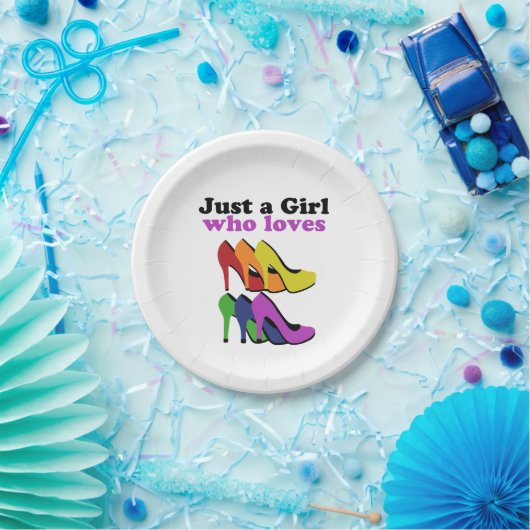 Kleurrijke hoogvlakken papieren bordje (Feest)