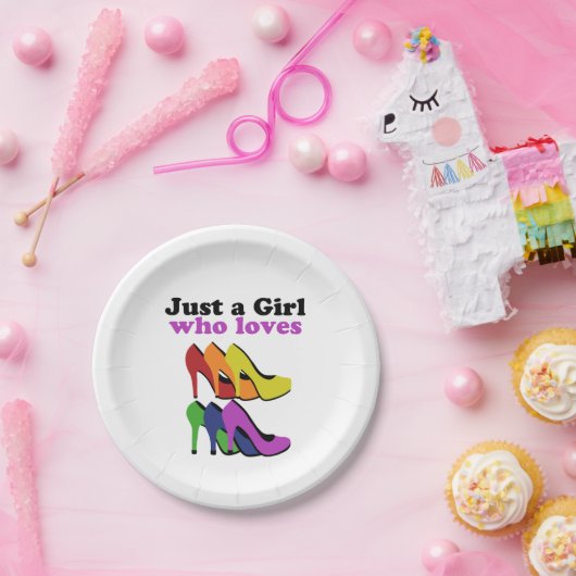 Kleurrijke hoogvlakken papieren bordje (Feest)