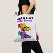 Kleurrijke hoogvlakken tote bag (Dichtbij)