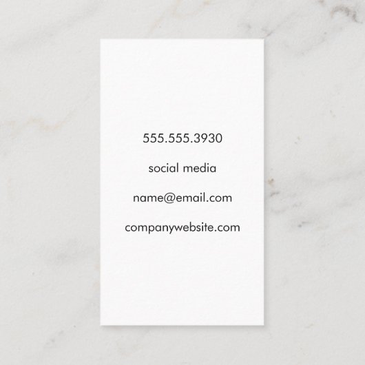 Kleurrijke Hookahrook | Hookahpijp Illustratie Visitekaartje (Achterkant)