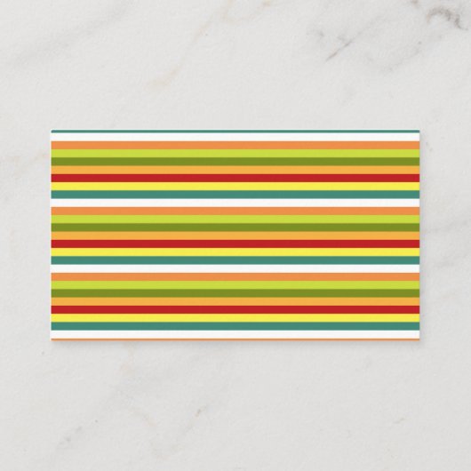 Kleurrijke horizontale lijnen Cinco de Mayo Fiesta Plaatskaartje (Achterkant)