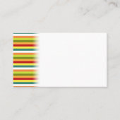 Kleurrijke horizontale lijnen Cinco de Mayo Fiesta Plaatskaartje (Voorkant)