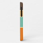 Kleurrijke horizontale retro stijllijnen Case-Mate iPhone case (Achterkant/links)