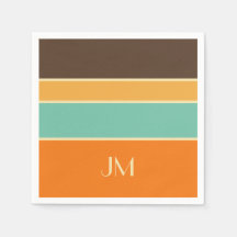 Kleurrijke horizontale retro stijllijnen