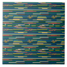 Kleurrijke Horizontale Strepen Abstracte Kunst