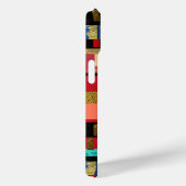 Kleurrijke horizontale strepen Girly Modern Case-Mate iPhone Case (Achterkant / Rechts)