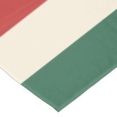 Kleurrijke horizontale strepen tafelkleed (Gekanteld)
