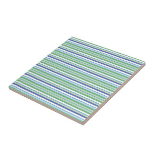 Kleurrijke horizontale strepen tegeltje