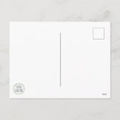 Kleurrijke horizontale Waterverf penseelstreken 20 Feestdagenkaart (Achterkant)