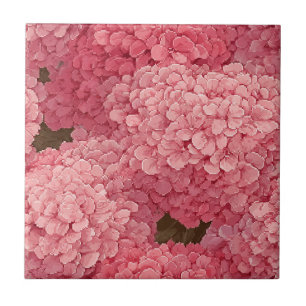 Kleurrijke hortensia Tegels voor badkamer Tegeltje