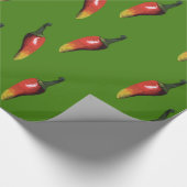 Kleurrijke hot-plpers - Aangepast Cadeaupapier (Hoek)