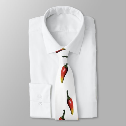 Kleurrijke hot-plpers - Aangepast Stropdas (Gebonden)