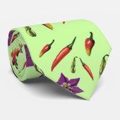 Kleurrijke hot-plpers - Aangepast Stropdas (Opgerold)