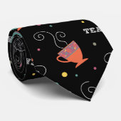 Kleurrijke hottheebekers winterontwerp stropdas (Opgerold)