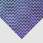 Kleurrijke Houndstooth- Blauw tot Paarse Gradient- Tissuepapier (Detail)