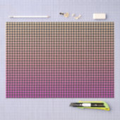 Kleurrijke Houndstooth- Roze tot Gele Gradient- Tissuepapier (Craft)