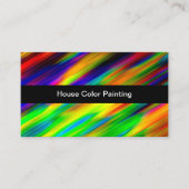 Kleurrijke House Painting Services visitekaartjes (Voorkant)