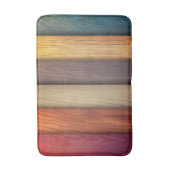 Kleurrijke houten badmat (Voorkant Verticaal)