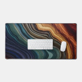 Kleurrijke houten bureaumat (Keyboard & Muis)