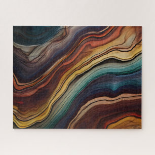 Kleurrijke houten puzzel legpuzzel