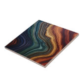 Kleurrijke houten Tegel Tegeltje (Zijkant)